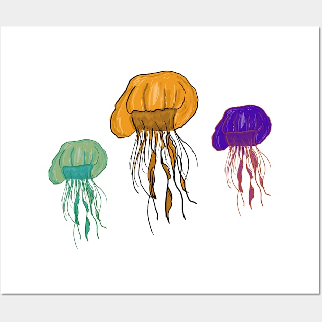 Jellyfish Wall Art by Joker & Angel